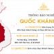 A-Connection Thông báo Lịch nghỉ lễ Quốc Khánh 2/9 năm 2023