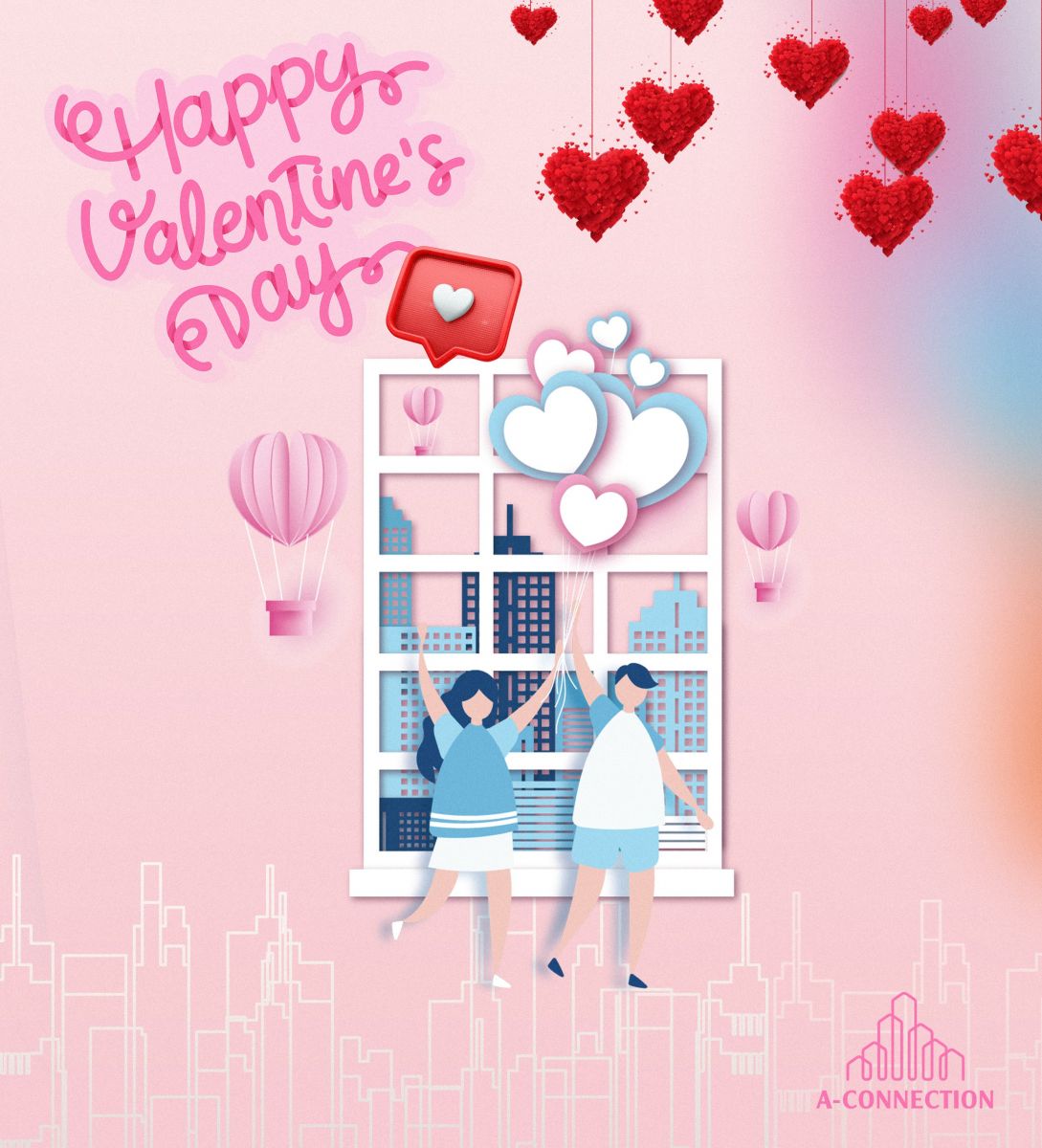 Nguồn gốc ngày lễ Valentine - Google Doodle chúc mừng A-connection.com.vn