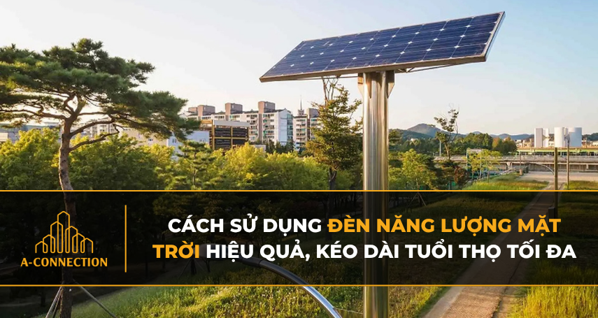 Cách sử dụng đèn năng lượng mặt trời hiệu quả, kéo dài tuổi thọ tối đa