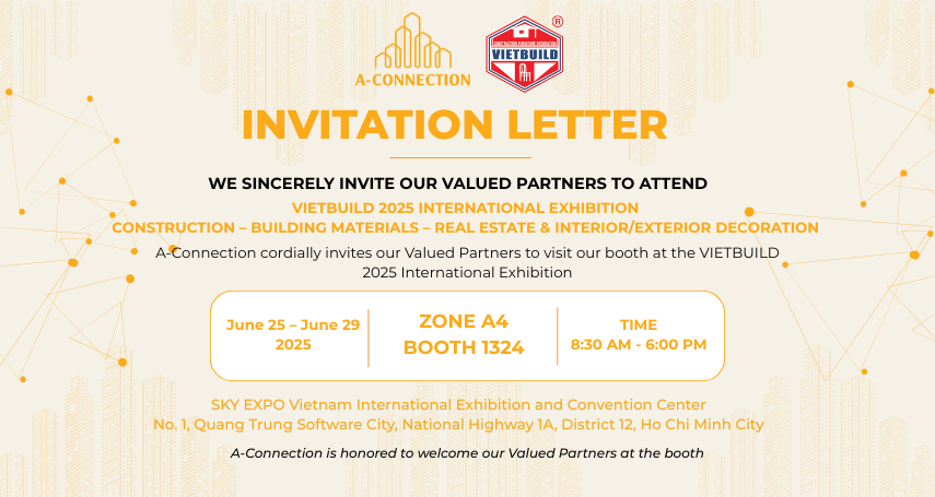 Invitation to Participate in VIETBUILD 2025 International Exhibition – Ho Chi Minh City