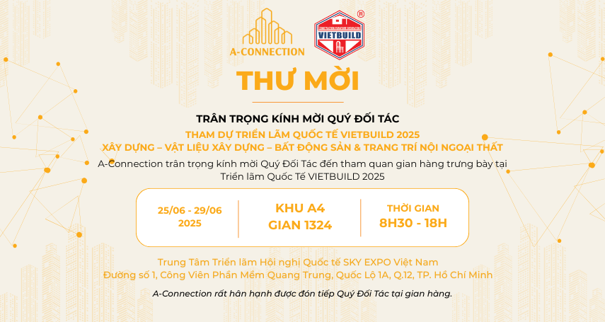 Thư mời tham gia Triển lãm Quốc tế VIETBUILD 2025 – TP.HCM