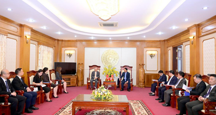 A-connection - Lãnh đạo tỉnh Tuyên Quang làm việc với Tập đoàn Xây dựng Thái Bình Dương vào ngày 28/7