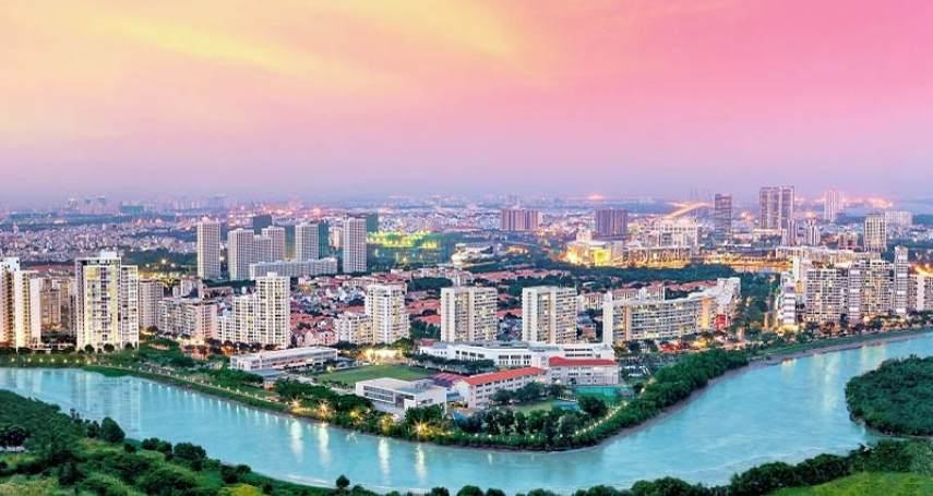 Thuê mặt bằng kinh doanh tại quận 7 với môi trường kinh doanh hiện đại.