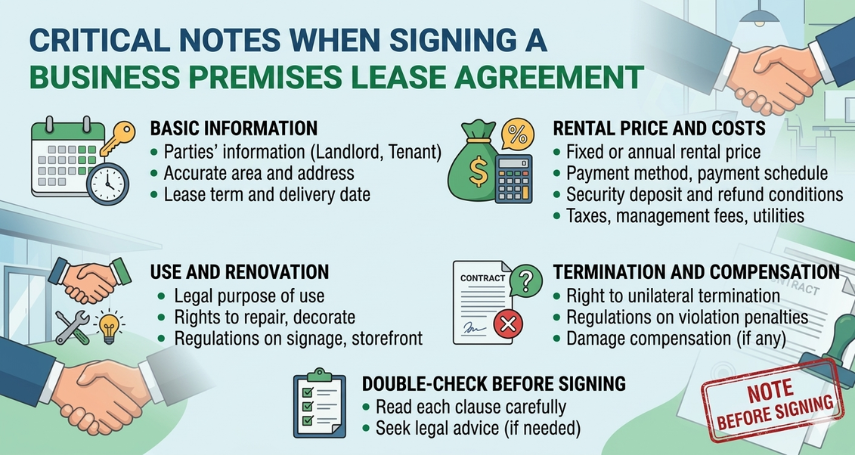 A-connection - Things to note when signing a business premises lease agreement