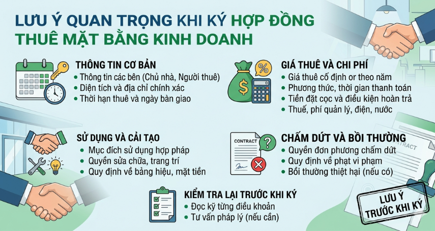 A-connection - hợp đồng thuê mặt bằng kinh doanh cần lưu ý