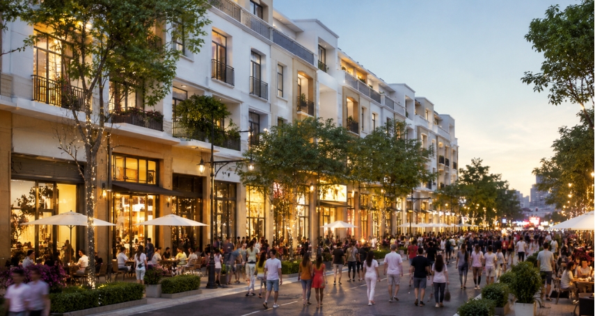 Nên đánh giá mật độ dân cư có đông không trước khi đầu tư shophouse
