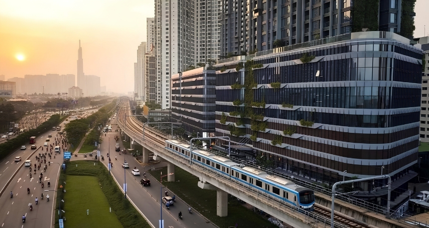 Metro tác động giá thuê một số khu vực lân cận dưới 1000m
