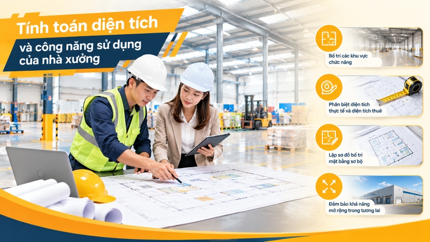 A-connection - Lập sơ đồ bố trí mặt bằng nhà xưởng trước khi thuê