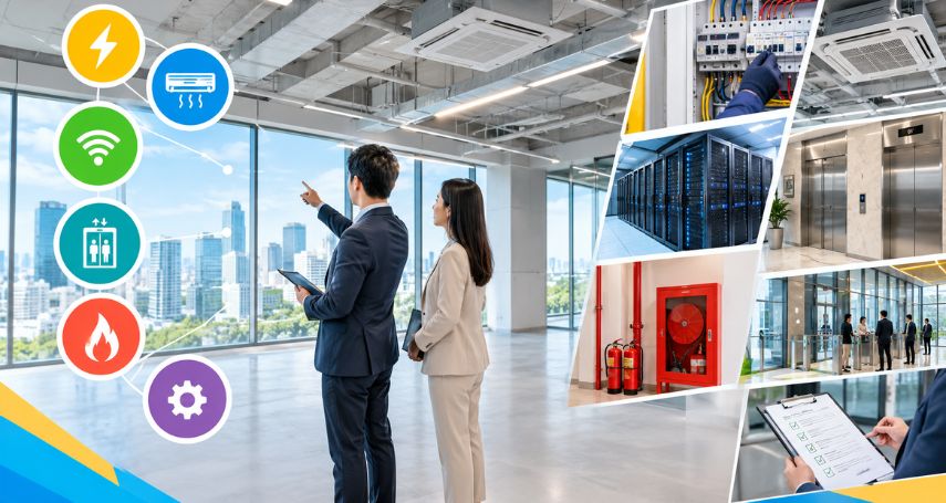 A-connecton - Kiểm tra hạ tầng kỹ thuật trước khi thuê văn phòng