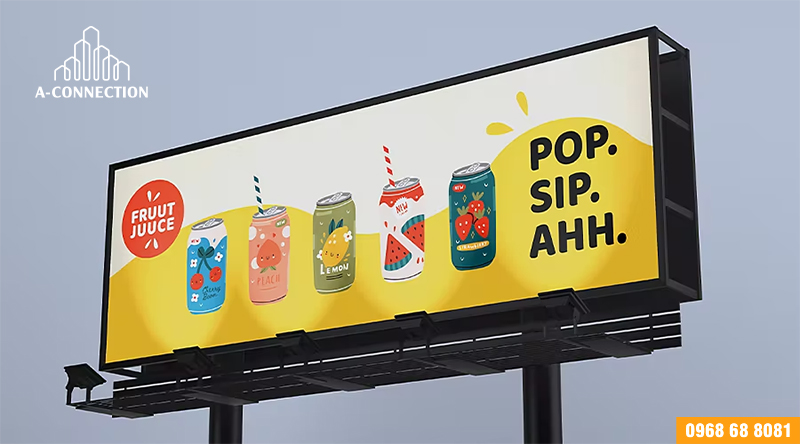 Billboard khá phổ biến trong các chiến lược quảng cáo hiện nay